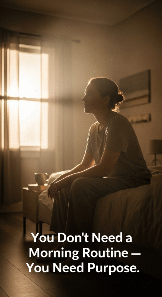 You Don’t Need a Morning Routine — You Need Purpose