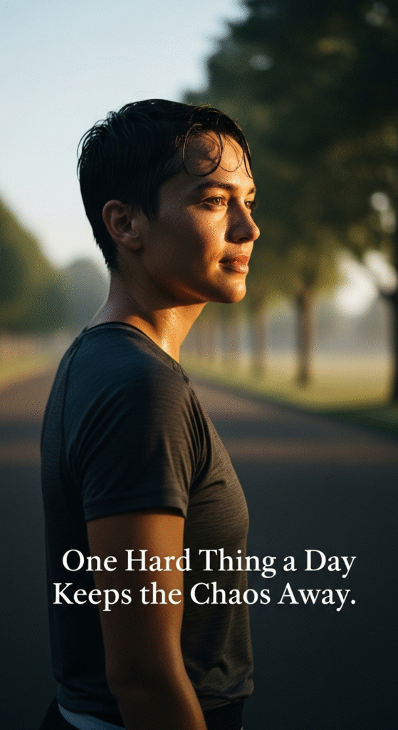 One Hard Thing a Day Keeps the Chaos Away