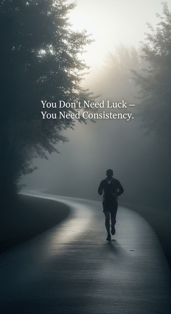 You Don’t Need Luck — You Need Consistency