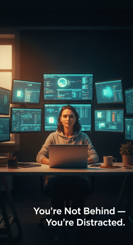 You’re Not Behind — You’re Distracted