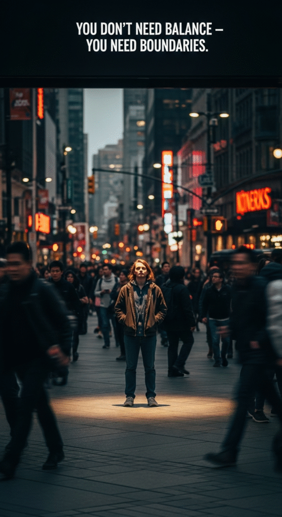 You Don’t Need Balance — You Need Boundaries