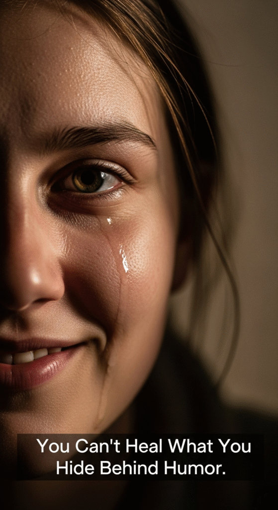 You Can’t Heal What You Hide Behind Humor