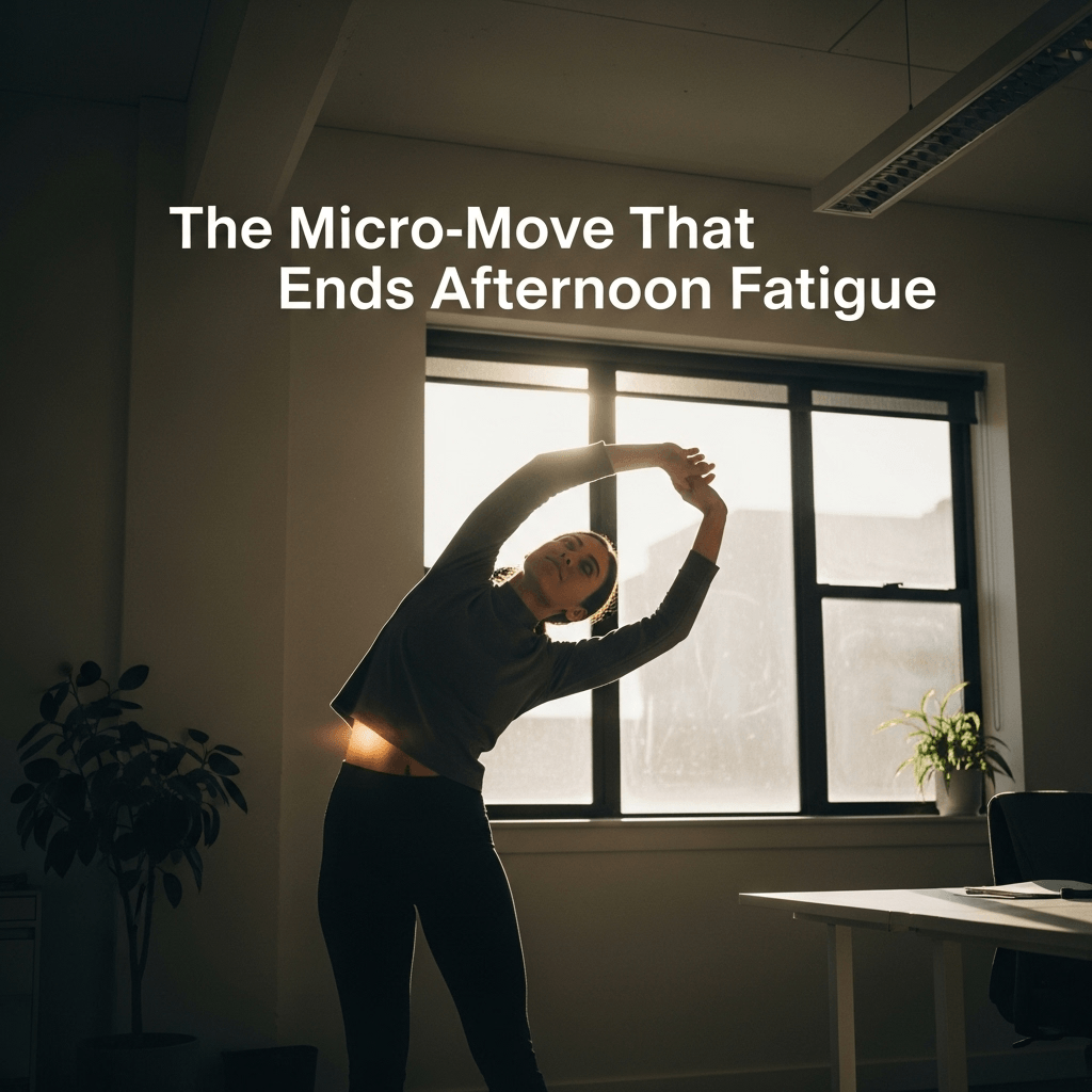 The Micro-Move That Ends Afternoon Fatigue