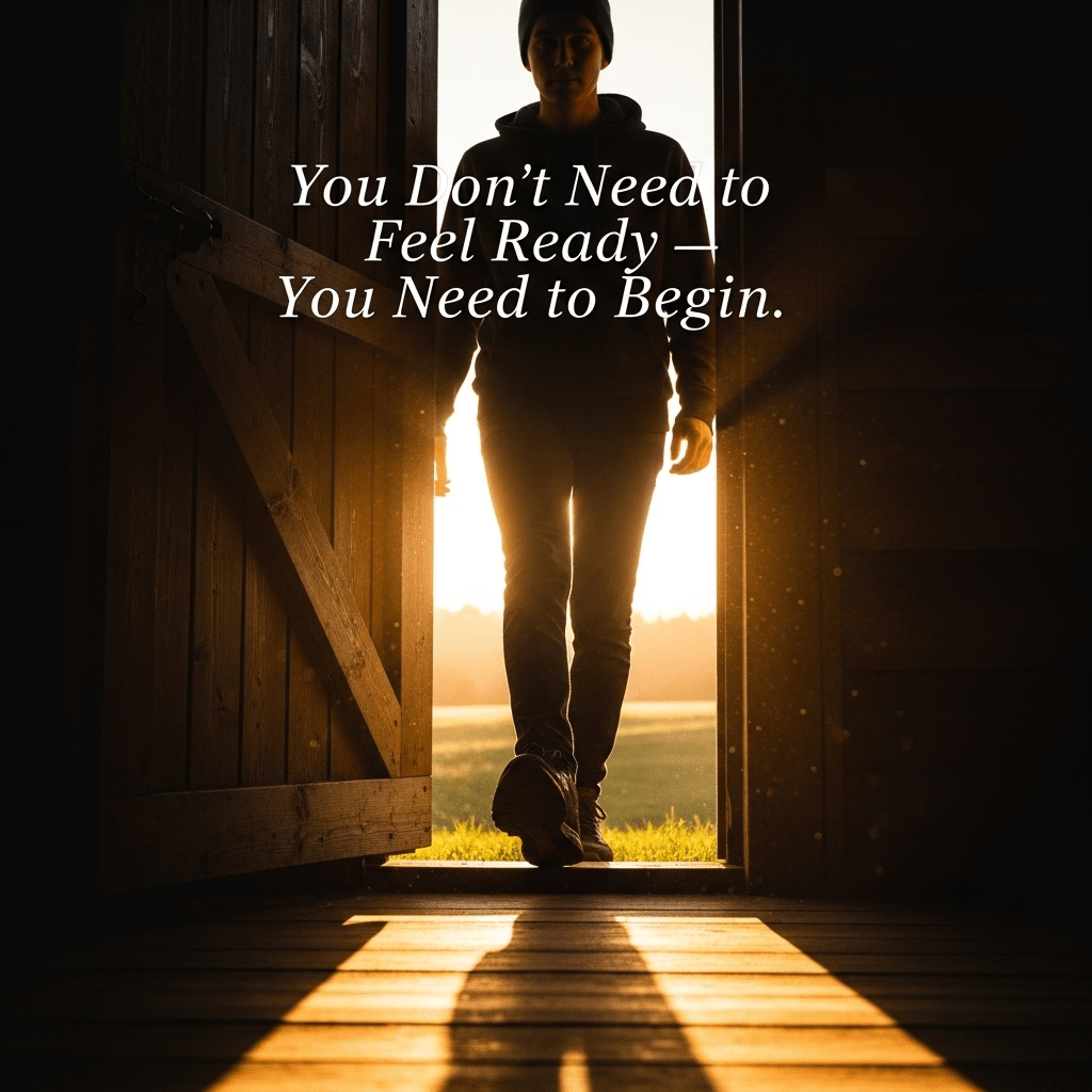 You Don’t Need to Feel Ready — You Need to Begin