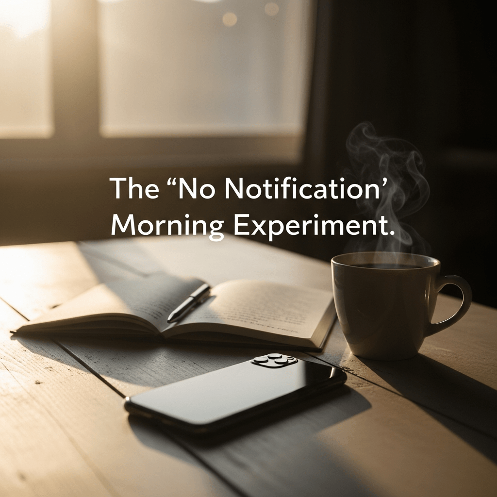 The “No Notification” Morning Experiment