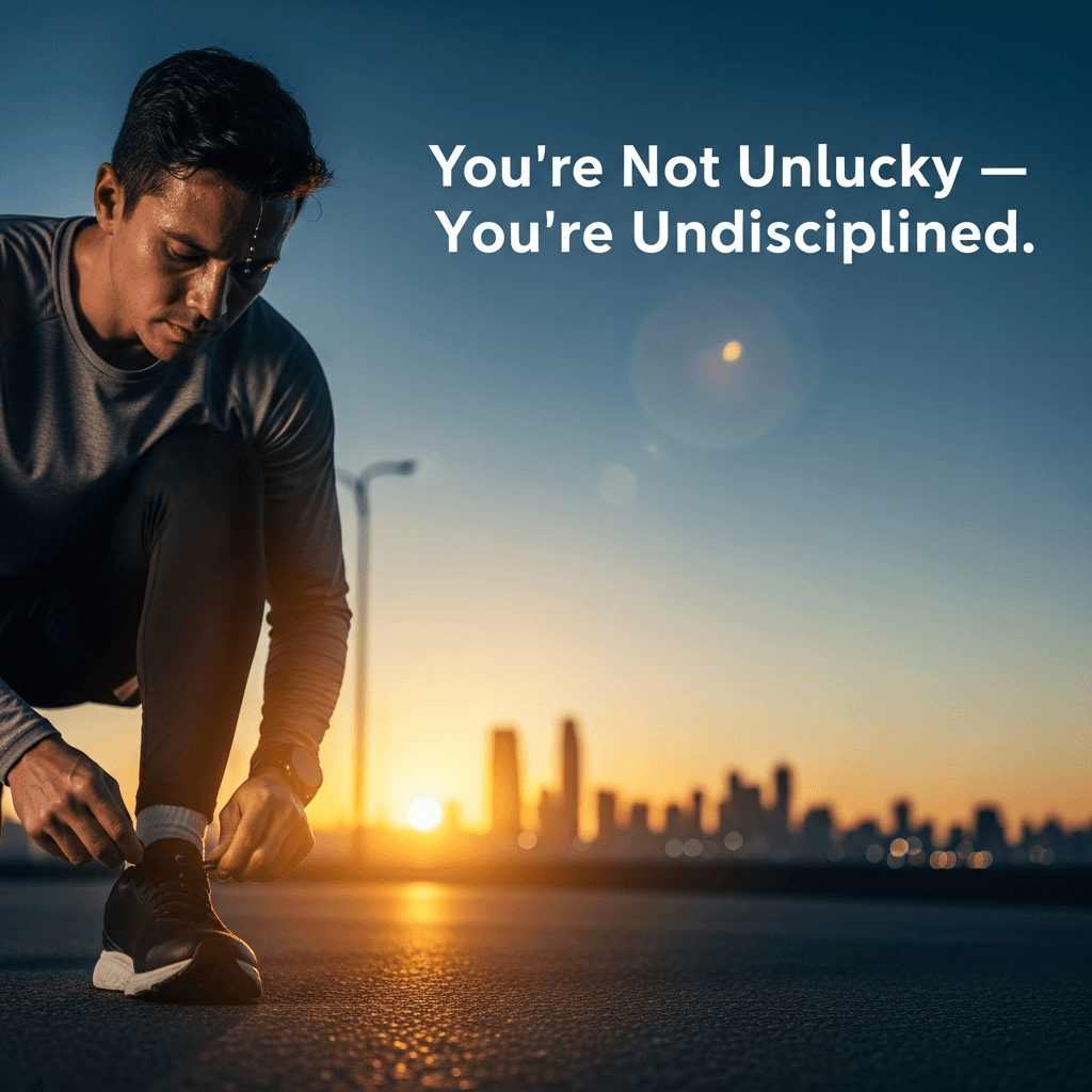 You’re Not Unlucky — You’re Undisciplined