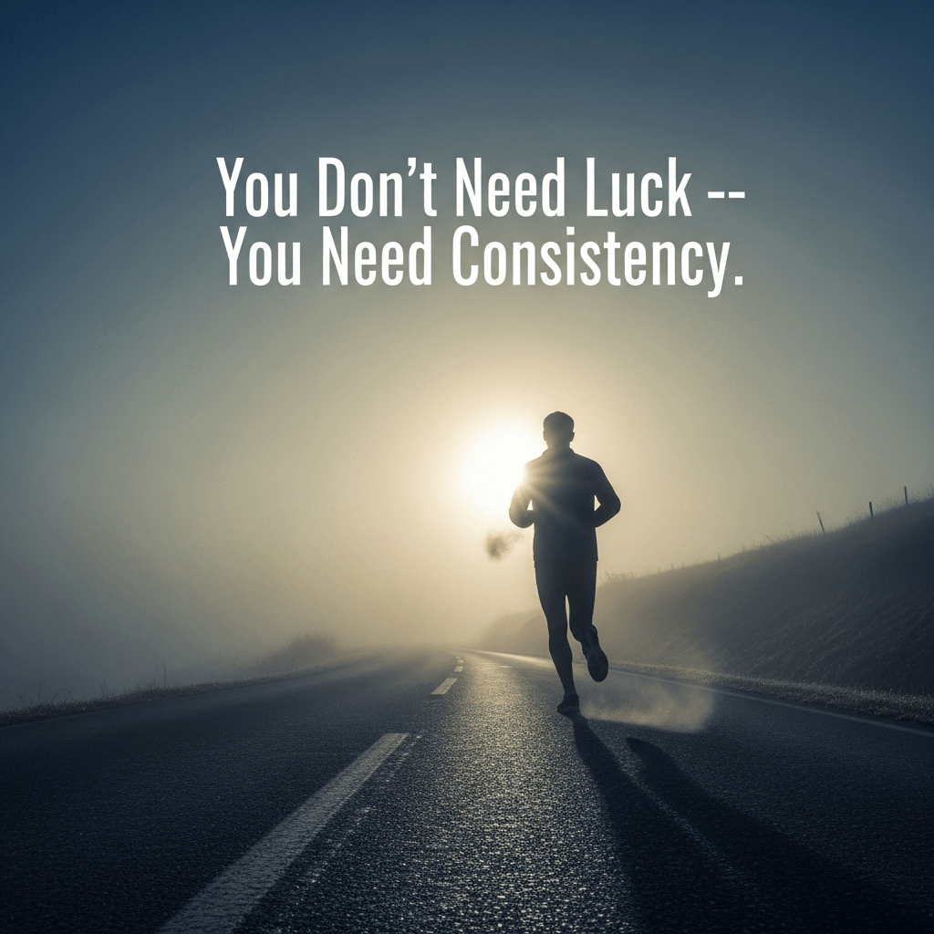 You Don’t Need Luck — You Need Consistency