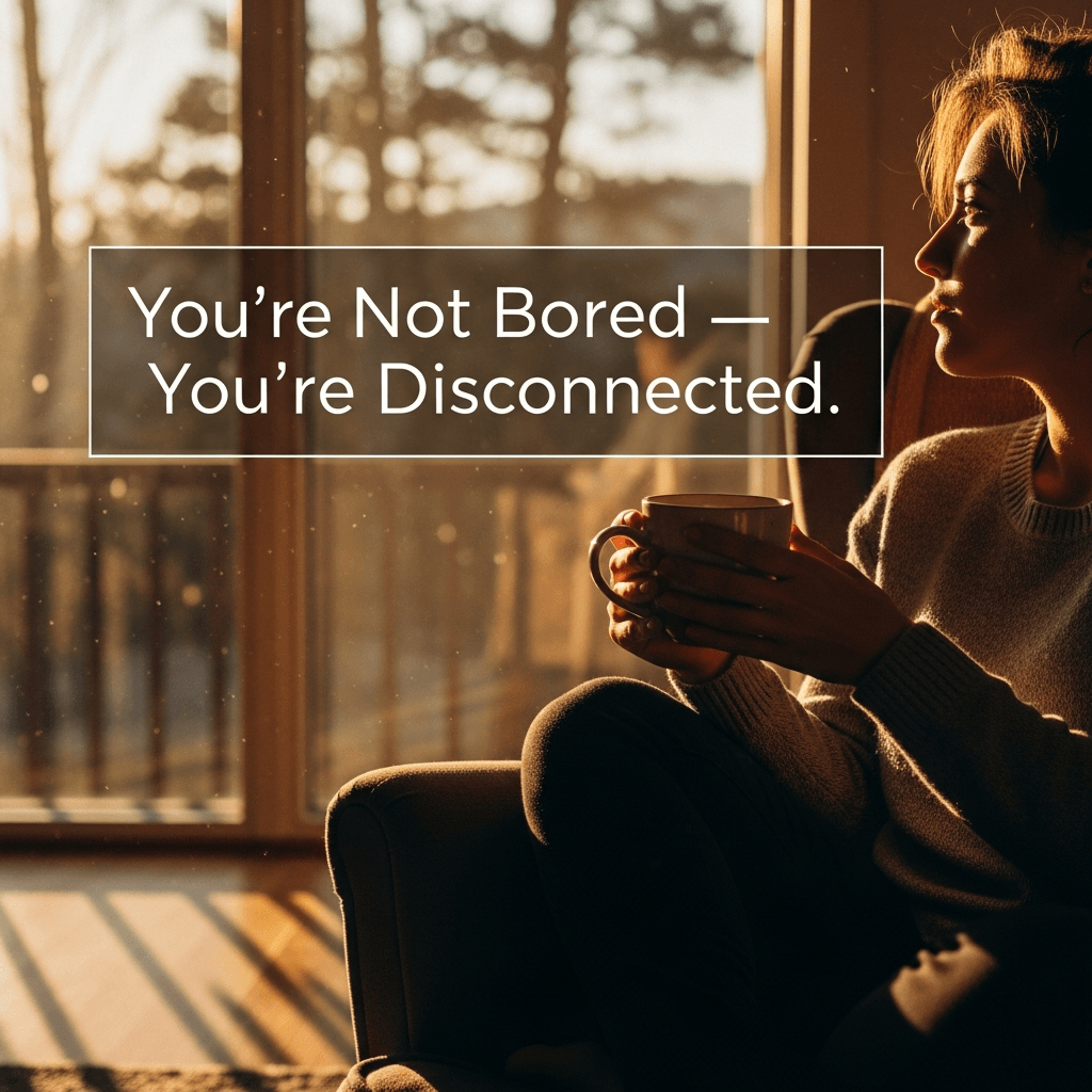 You’re Not Bored — You’re Disconnected