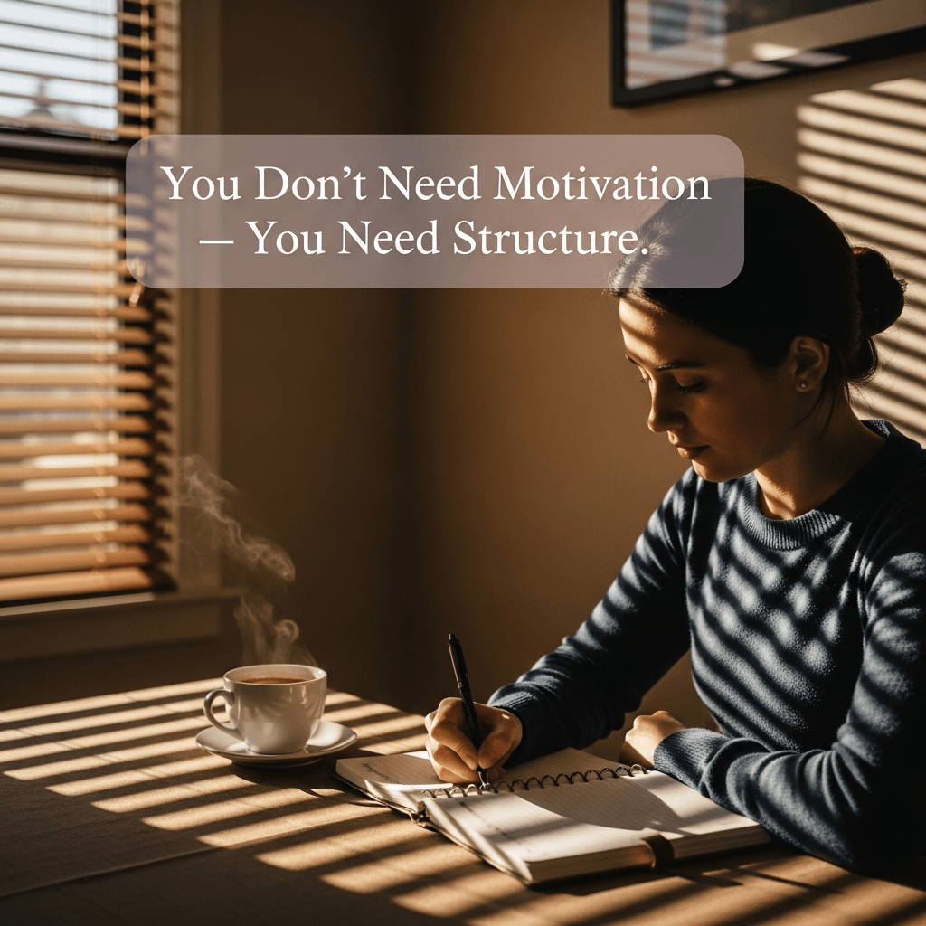 You Don’t Need Motivation — You Need Structure