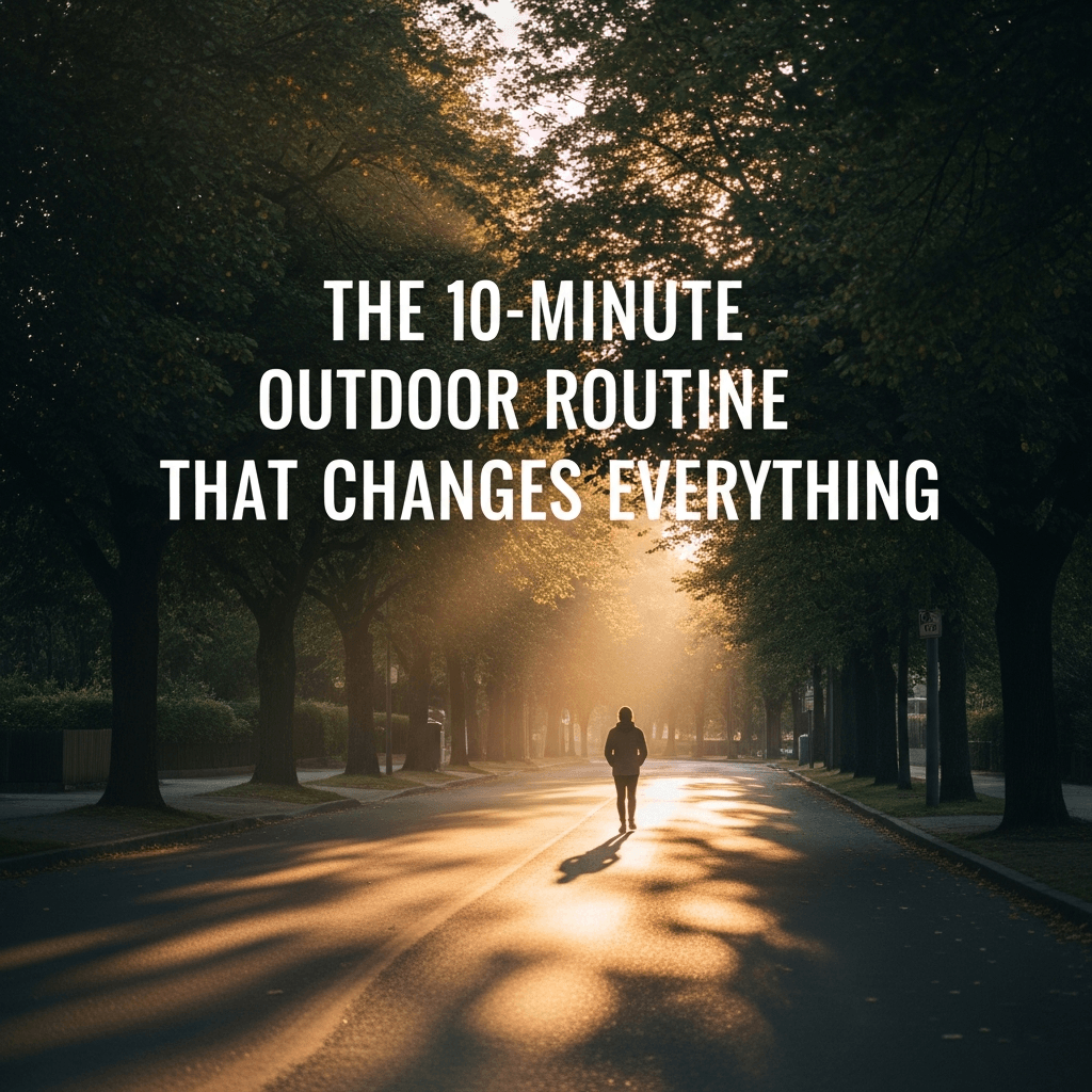 The 10-Minute Outdoor Routine That Changes Everything