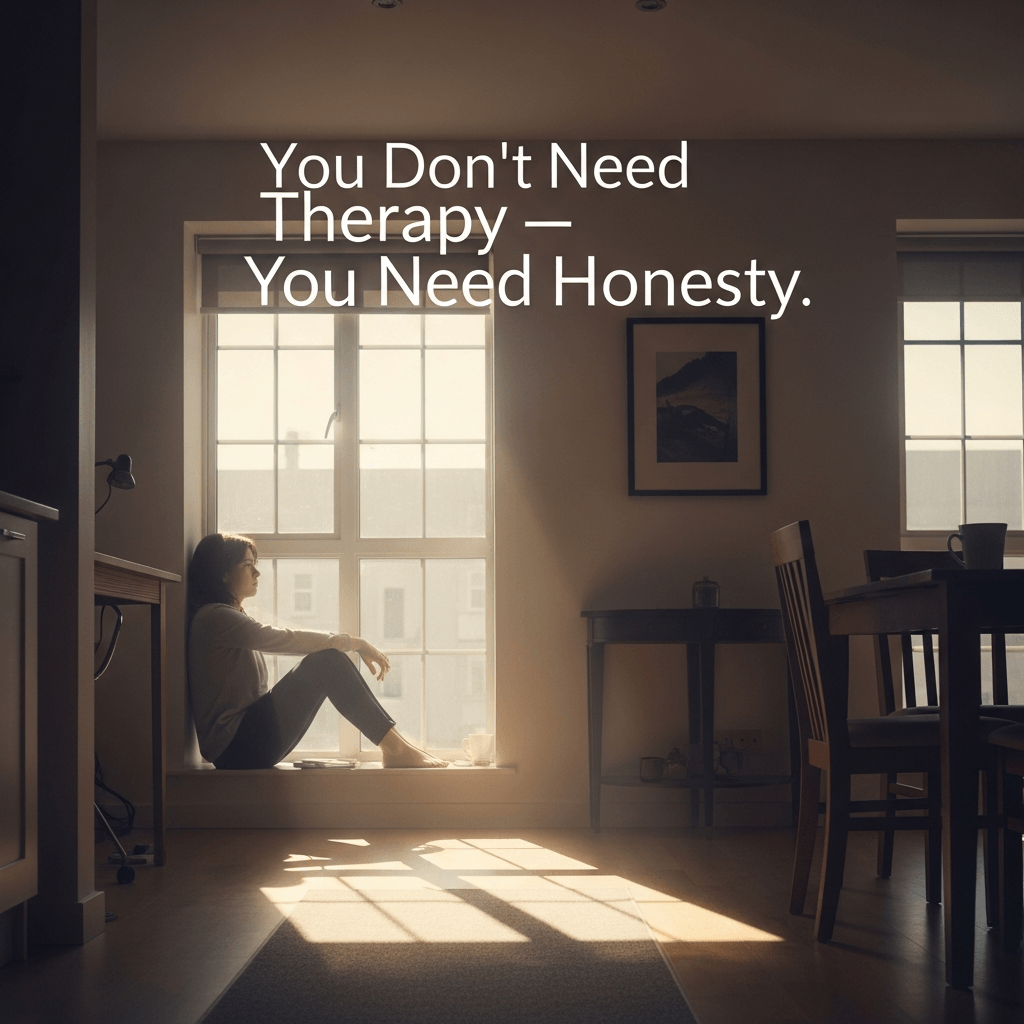 You Don’t Need Therapy — You Need Honesty