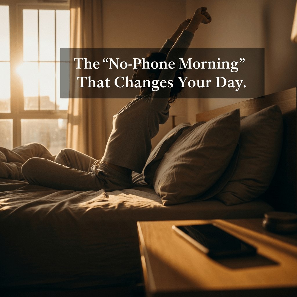 The “No-Phone Morning” That Changes Your Day