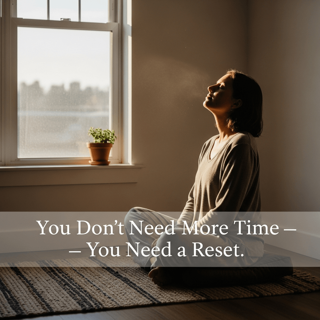 You Don’t Need More Time — You Need a Reset