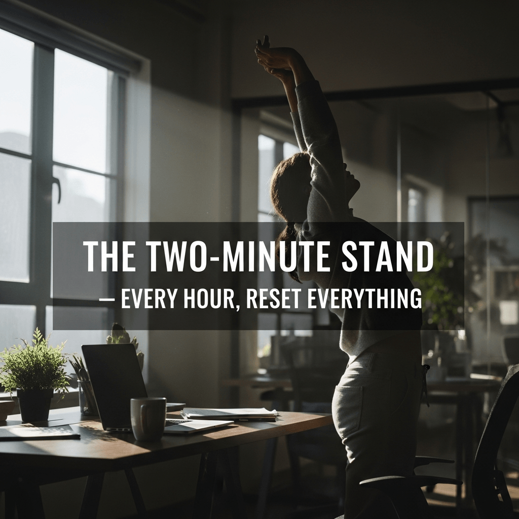 The “Two-Minute Stand” Every Hour Rule