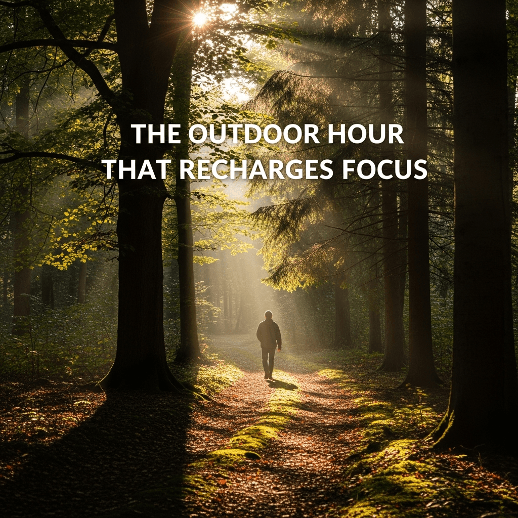 The “Outdoor Hour” That Recharges Focus