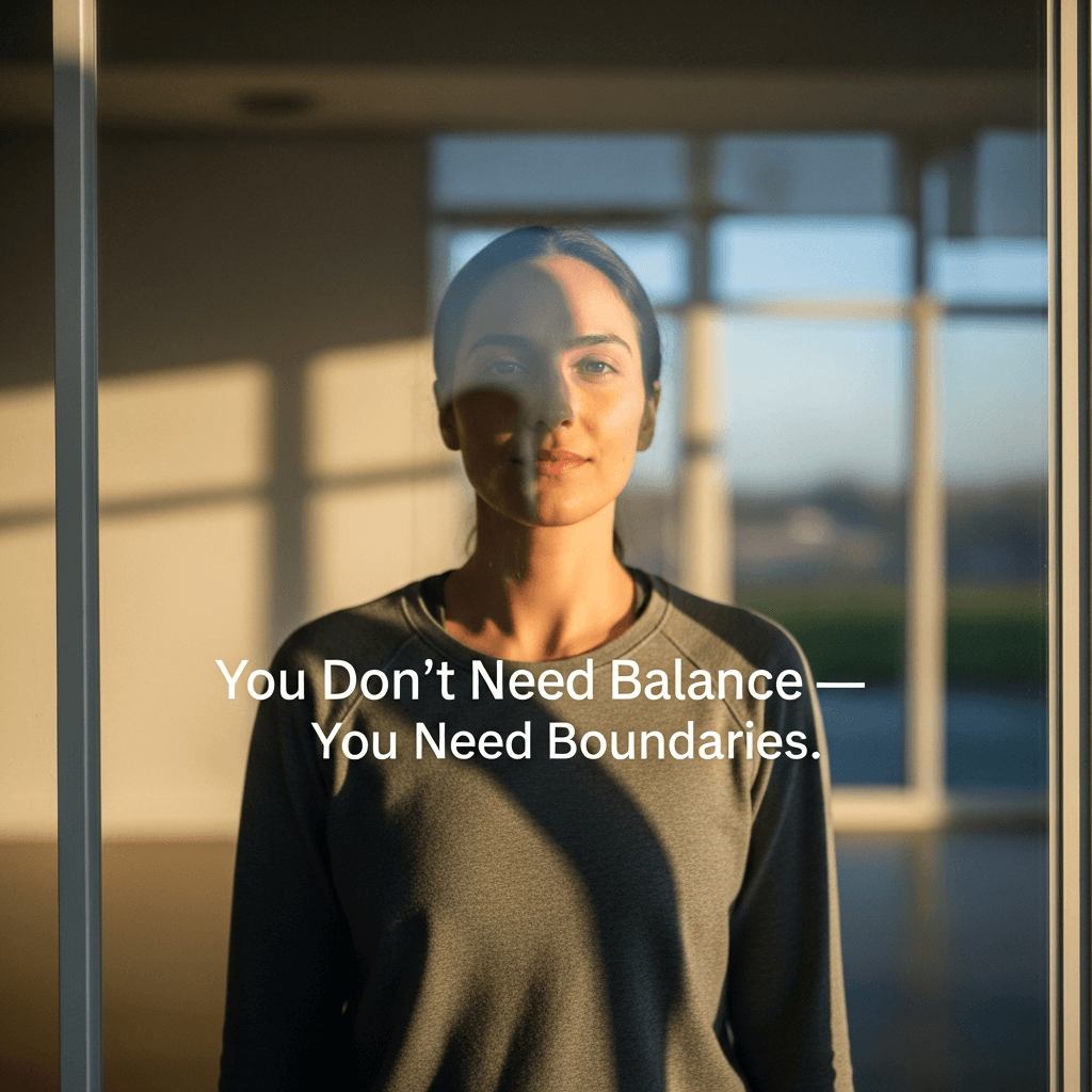 You Don’t Need Balance — You Need Boundaries