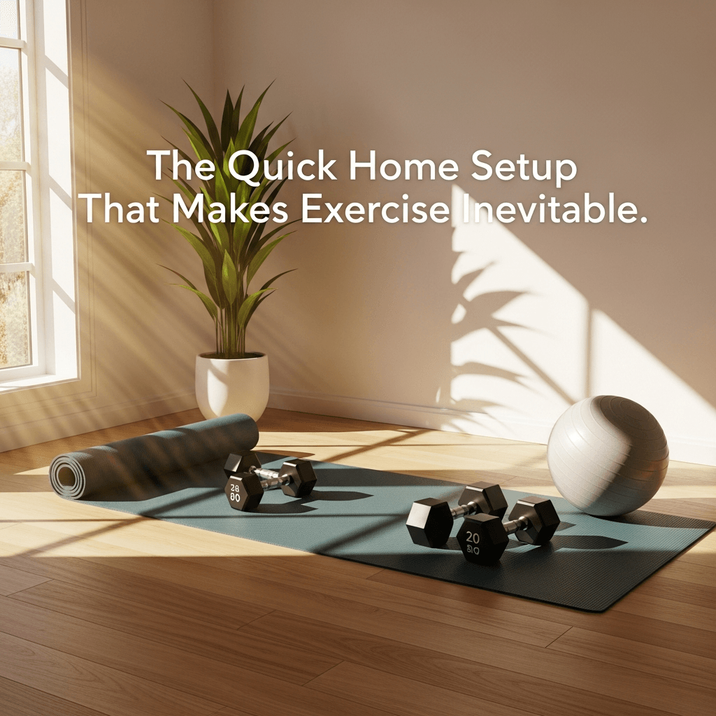 The Quick Home Setup That Makes Exercise Inevitable