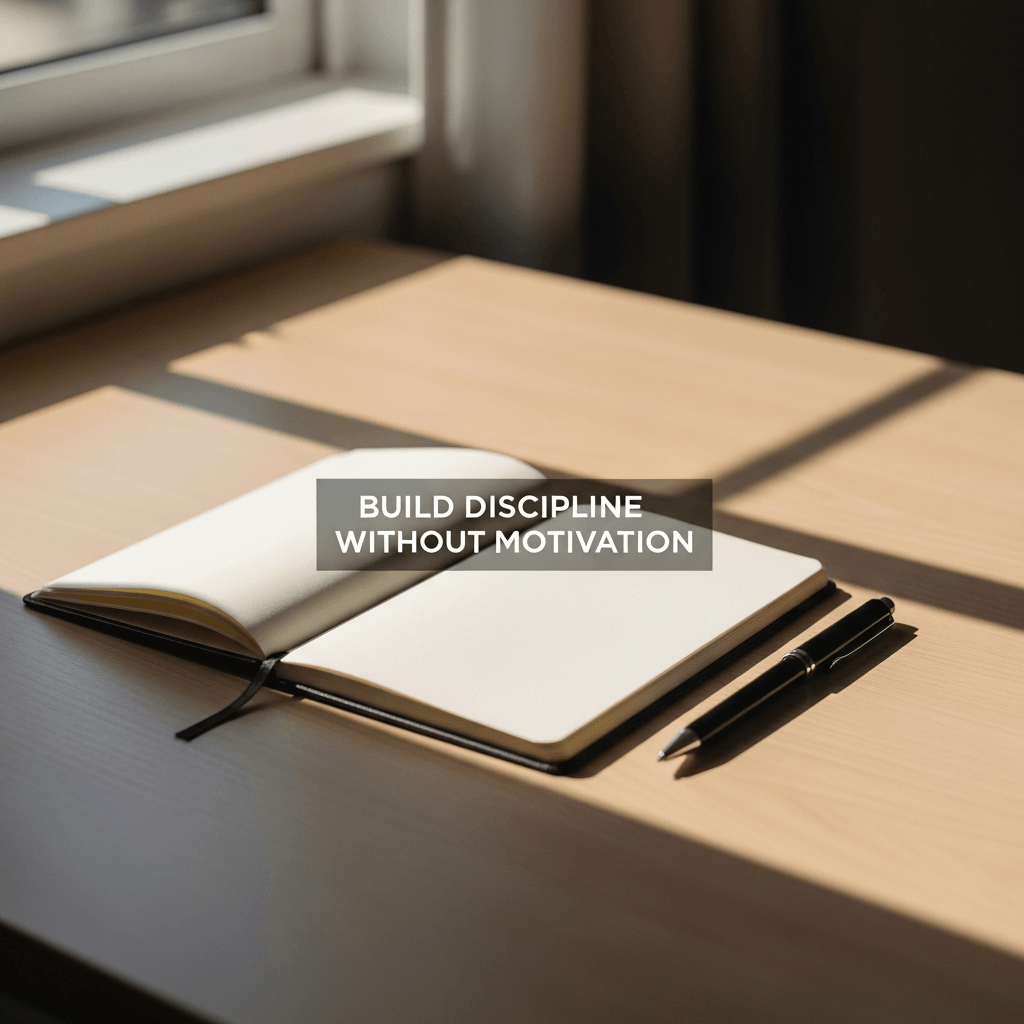The Easiest Way to Build Discipline Without Motivation