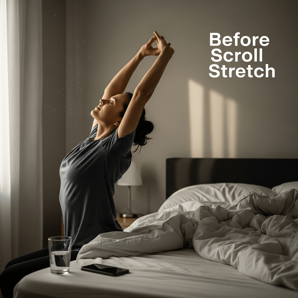 The “Before Scroll” Morning Stretch
